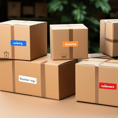 480pcs 3x1 inch Colored Label Sticker Moving Labels for Boxes