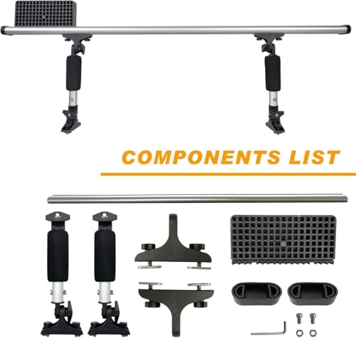Kayak Motor Mount, Fishing Kayak Trolling Motor Mount Rack Aluminum Outboard Mounting Bracket Holder Kit
