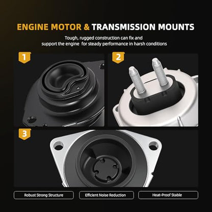 Engine Motor Mount Transmission Bracket Kits for Grand Cherokee - style: for Grand Cherokee 3.6L 5.7L RWD 11-19