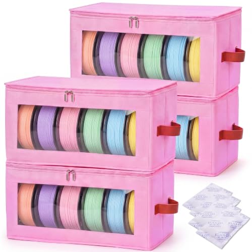 4 Pack Filament Storage Box 3D Printer Filament Storage Containers