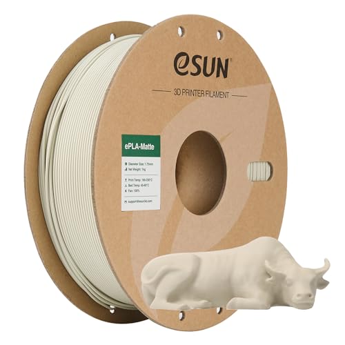 eSUN Matte PLA Filament 3D Printer Filament 1KG Light Khaki - color: Light Khaki, size: 1KG