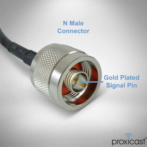 Proxicast 3 ft SMA Male to N Male Female 50 Ohm Low-Loss CFD195 Coax Cable - size: 3 ft, style: CFD195