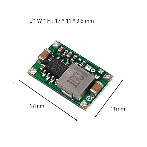 Mini 5pcs DC 4.75-23V to 3.3V Buck Converter Board - 1.8A Output, Small Size, Green - style: Green 3.3V