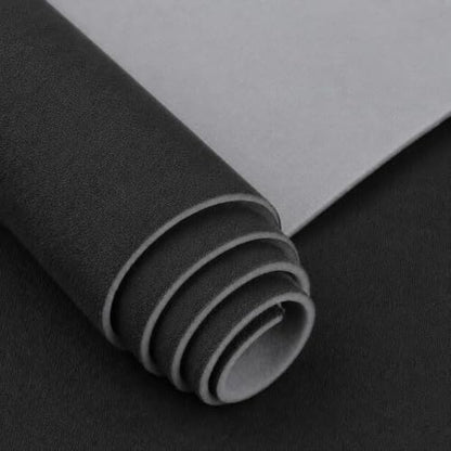 Black Headliner Fabric Ultra-Fine Velvet - 96" L × 60" W Auto Head Liners, Fabric Tube Packaging with Foam Backing for Cars, Trucks, SUVs, RVs, Boats - Home Repair/DIY Headliner Material - color: Charcoal Black, size: 96"L×60"W
