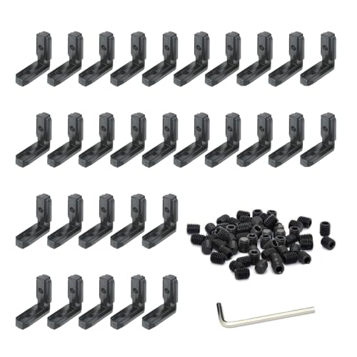 30 Set 2020 Aluminum Extrusion Accessories Hardware T Slot Brackets - style: 20NZB-30P