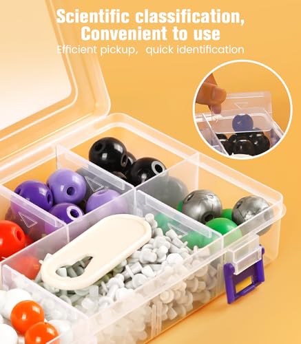NINGOO Organic Chemistry Model Kit,124 PCS,for Students＆Teacher