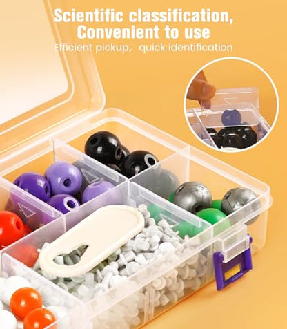 NINGOO Organic Chemistry Model Kit,124 PCS,for Students＆Teacher
