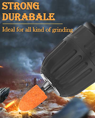 Grinding Stone Set, 60 Pack 1/8 Inch Shank Rotary Tool Bits