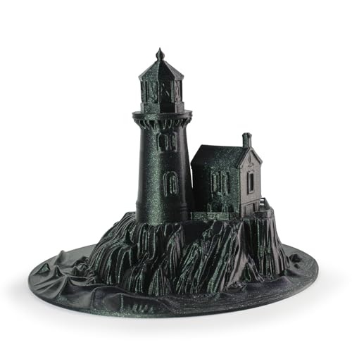 ZIRO Glitter PLA Filament 1.75mm, Chameleon Series, Fir Green Luster - color: Fir Green Luster