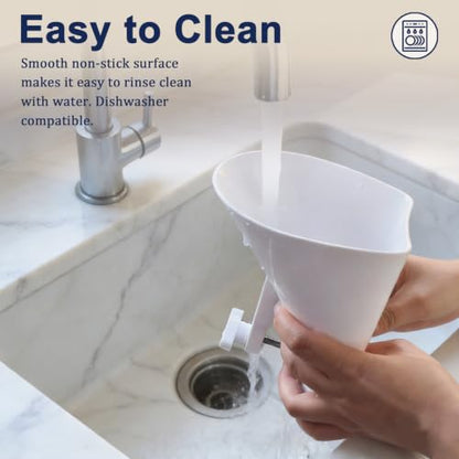 Flour Funnel for KitchenAid Stand Mixer Pouring Chute Attachment