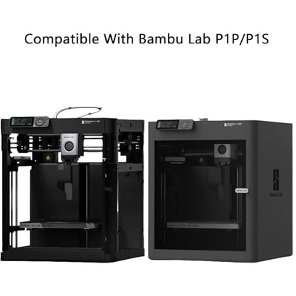 2 Pack Ceramic Heater and Thermistor for P1P, 3D Printer Accessories 24V 48W Ceramic Heater 300℃ High Temperature Thermistor and Fixing Clip for Bambu Lab P1P, P1S - style: P1P/P1S