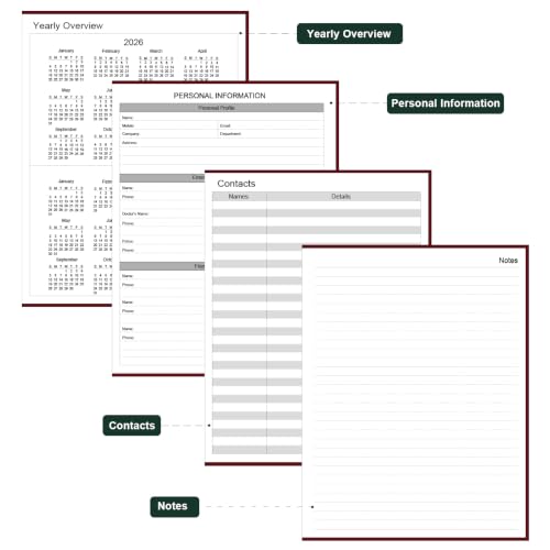 Lab Notebook/Laboratory Notebook - (.25" Grid Format), Laboratory Notebook Quad Ruled Science Lab Book with Grid Pages: Table of Contents for Chemistry, Physics, Biology, 8" x 10", Red - style: Red