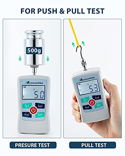 50N Digital Force Gauge Push Pull Tester Portable with Case - size: 50N