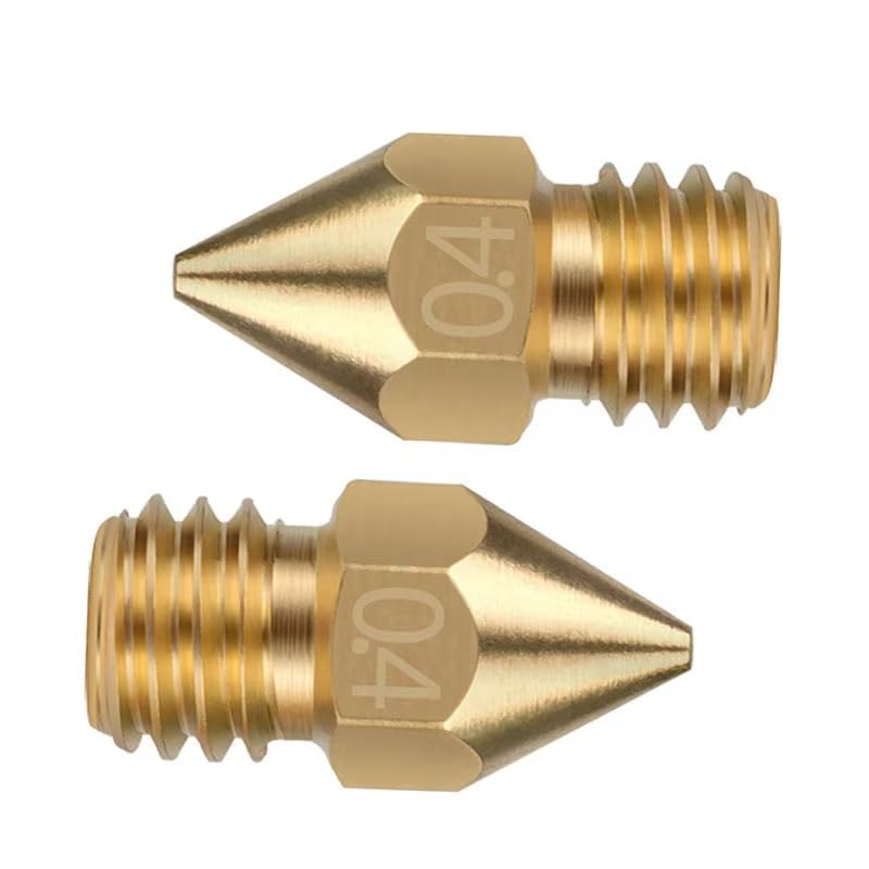 20PCS 3D Printer Brass Nozzles MK8 0.4MM, High Temperature Resistant, Compatible for Creality Ender/CR Series, Anycubic Kobra Series, - size: 20MK8