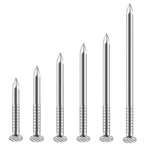 Wensilon (9 pcs)5 inch Stainless Steel 304 Nails, Hanging Nails, Wall Nails, Dowels, Long Nails - color: Ss, size: 5