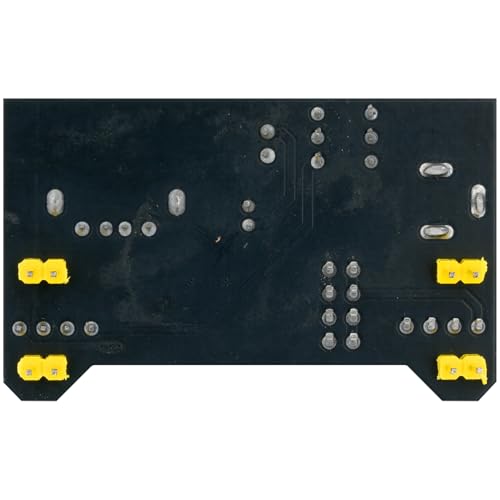 WWZMDiB 5 Pcs Power Supply Module Compatible with 400 Point and 830 Point Solderless Breadboard Input 6.5~12V Output 3.3V 5V (with 5 Pcs 9V Connector)