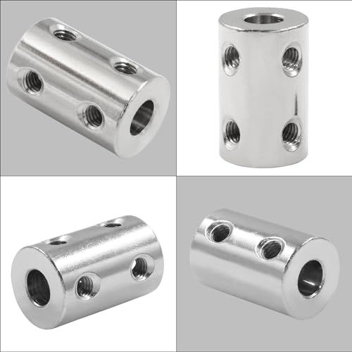 BokWin Rigid Coupling Set, 2 Pcs, 6mm to 6mm Shaft Coupler - size: 6mm to 6mm