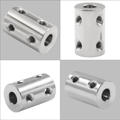 BokWin Rigid Coupling Set, 2 Pcs, 6mm to 6mm Shaft Coupler - size: 6mm to 6mm