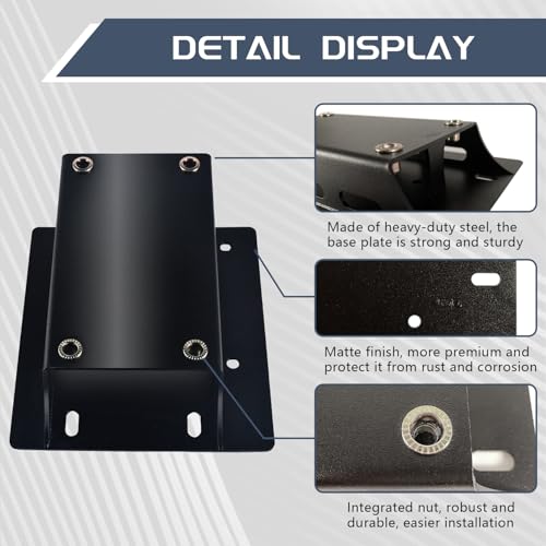 Torque Converter Motor Riser Plate Mount for Predator 196 212cc Hemi Engine - size: Riser Plate with Shaft Adapter