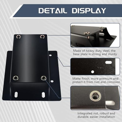 Torque Converter Motor Riser Plate Mount for Predator 196 212cc Hemi Engine - size: Riser Plate with Shaft Adapter