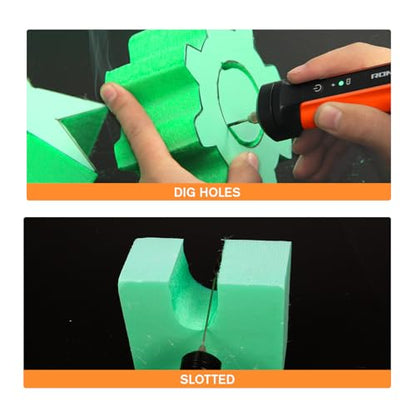 3-in-1 Hot Wire Foam Cutter, 662°F Styrofoam Cutter Kit, Orange - color: Orange
