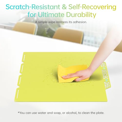 BIQU CryoGrip Pro Glacier Yellow Compatible with Snapmaker U1 3D Printer 276x304.5mm Panda Build Plate Double Sided Upgrade Plate Removable Surface Platform - color: Glacier-Yellow, size: Snapmaker-U1
