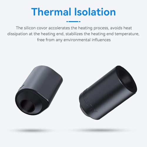 Creality K2 Plus Silicone Socks, K2/ K2 Pro Hotend Silicone Cover, Heating Block Insulation Cover, K2 Plus Accessories 3D Printer Heater Block Cover for Creality Hi Combo Extruder Hotend 3PCS - size: K2 Series*3