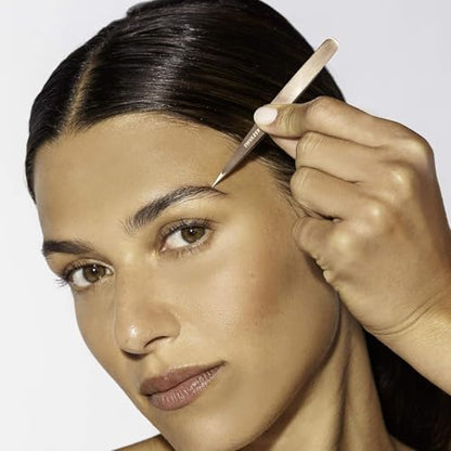 Tweezerman Stainless Steel Point Tweezer for Eyebrows Rose Gold - color: Rose Gold