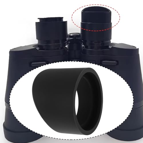 OTOTEC 4PCS Stereo Microscope Eyepiece Cups 28 x 38mm Compatible with 31-33mm Microscope Eyepieces Telescopes and Other Lenses