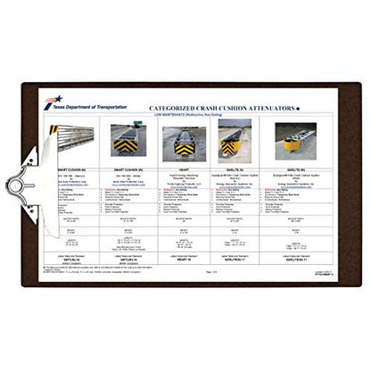 11x17 Clipboard with Jumbo Metal Clip. 19.5in Length Extra Large Brown Hardboard Clip Board for Drawing, Engineering, Drafting, Art, and More. Landscape Tabloid Ledger Size Document Holder