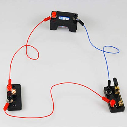 6pcs Circuit Switch Wire connectors:Science Wire Used for Battery Holder/Knife Switch/Bulb Holder Electricity Connection,Great for Demos Teaching Basic Principles of Electricity - color: 6PCS Circuit Switch Wire