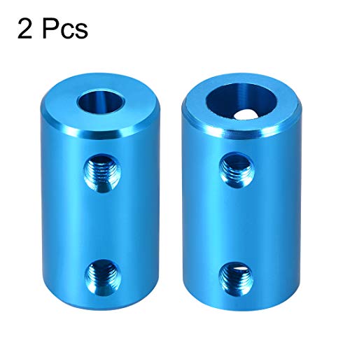 uxcell 5mm to 8mm Bore Rigid Coupling Set Screw L25XD14 Aluminum Alloy,Shaft Coupler Connector for 3D Printers, Motor Accessories,Blue,2pcs - color: Blue, size: 5mm to 8mm