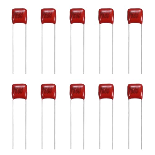 MECCANIXITY Capacitors Kit CBB21/CBB22 100V 823J 0.082UF Red 20 PCS - style: 100V 823J 0.082UF