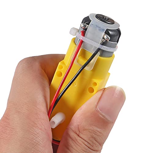 8PCS DC Electric Gear Motor TT DC 3V-6V Prewired Gear Motor Dual Shaft Intelligent Car Chassis with 2Pin Male Connector Wire 1:48 for Arduino Smart RC Car Robot Toys DIY Kit - size: 8pcs, style: TT Motor with Wire