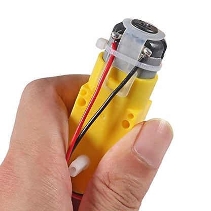 8PCS DC Electric Gear Motor TT DC 3V-6V Prewired Gear Motor Dual Shaft Intelligent Car Chassis with 2Pin Male Connector Wire 1:48 for Arduino Smart RC Car Robot Toys DIY Kit - size: 8pcs, style: TT Motor with Wire