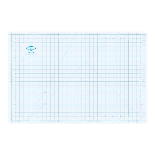 ALVIN TM Translucent Cutting Mat 12 x 18 inch | 3mm Layer with Grid on 1 Side | Light Box Compatible - Model TM2218 - size: 18"L x 12"W