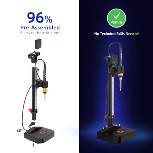 Vertical Heat Set Insert Tool with 90W Soldering Iron for 3D Printing - color: Nutopress Pro