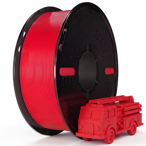 PLA+ Filament 1.75mm Red 1kg,Dimensional Accuracy +/- 0.02mm - color: Red