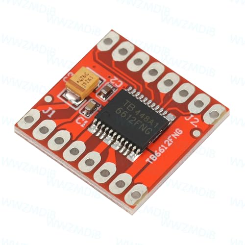 WWZMDiB 4 Pcs TB6612FNG Dual Motor Driver Controller Board Module Compatible with for Arduino Raspberry Pi ESP32 STM