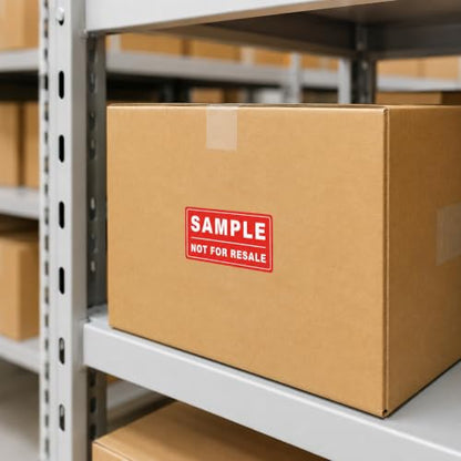 1000 PCS Sample Not for Resale Stickers 2 × 1 Inch Inventory Labels