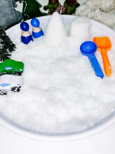 1-Pound Jar of Instant Snow Powder – Create a Winter Wonderland! Perfect for Kids, Holiday Fun, and DIY Snow Crafts (Jar, 1, Pound)
