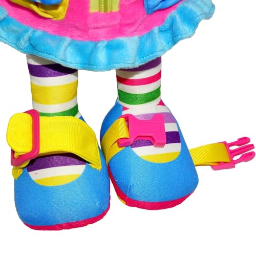 June Garden 15" Belle Montessori Learn-to-Dress Plush Doll - color: Belle