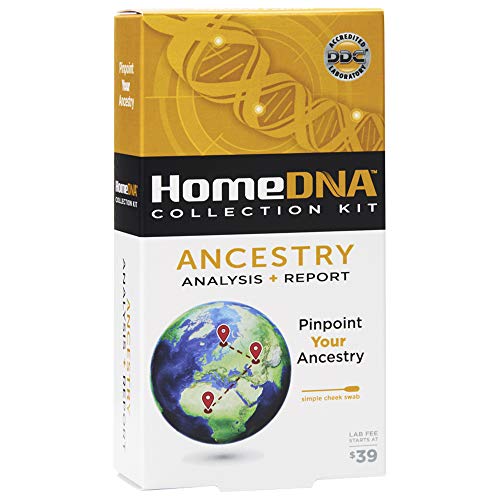 Ancestry Analysis + Report | Choose The Test That's Right for You | at-Home DNA Test Kit | Lab Fees NOT Included | Kit ONLY