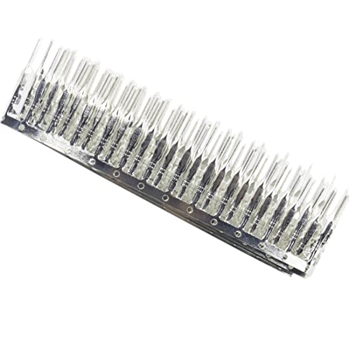 whiteeeen Total 400pcs (200 Pairs) Male and Female Pins Connector Kit fit for 2.54mm Connector Housing Jumper Wire Cable DIY Kit