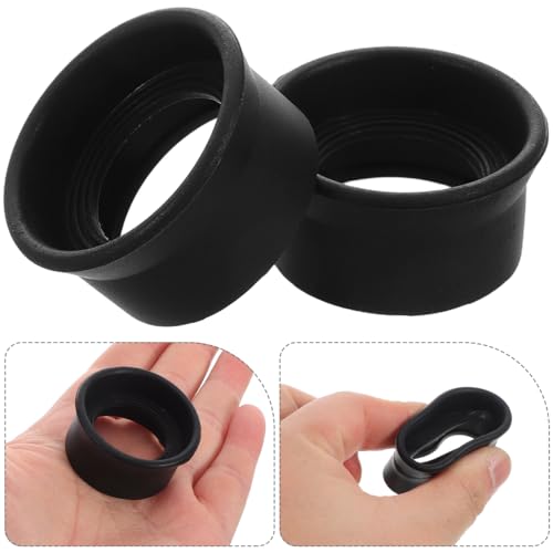 2Pcs Rubber Eyepiece Protectors for Binoculars Microscopes Eye Guards for Scientific Equipment Comfortable Eye Protection Cups to Reduce Glare and Enhance Viewing
