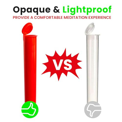 116mm Pop Top Tubes (1000 Qty.) (Red) - color: Red