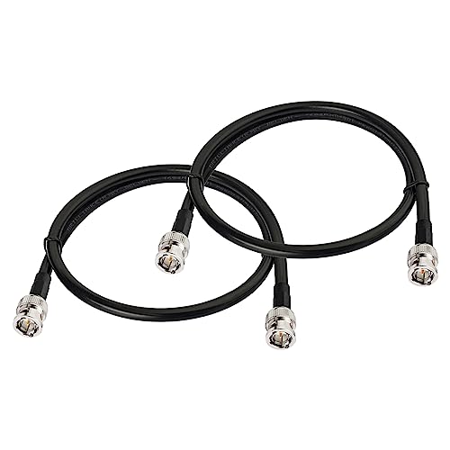 Superbat 3G 6G 12G SDI Cable 2ft Belden 1694A 75 Ohm BNC Video Cable 2-Pack - size: 2ft 2pcs
