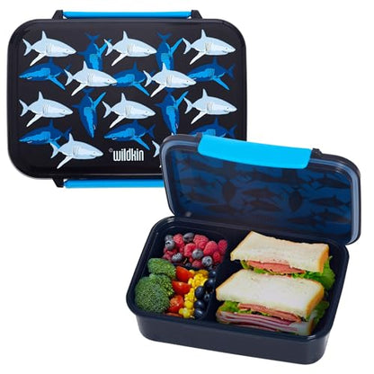 Wildkin Reusable Food Container for Kids – Sharks - color: Sharks