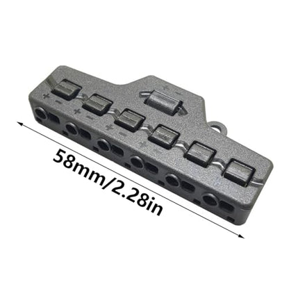 Low Voltages Wire Splitter 1 Input 6 Output LED Lighting Wire Connector Block for LED Strips Lighting Distribution Block