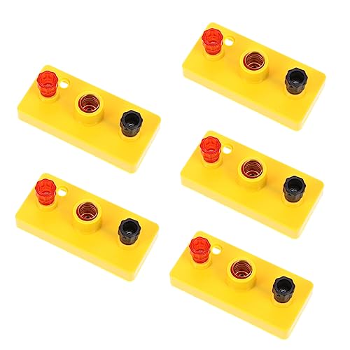 Uonlytech 5 X Lamp Holders Mini Screw Bulb Socket for Physics Experiment